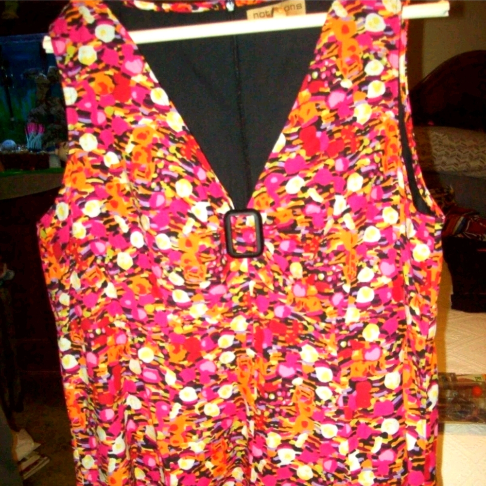 Notations Multi color Floral Dress